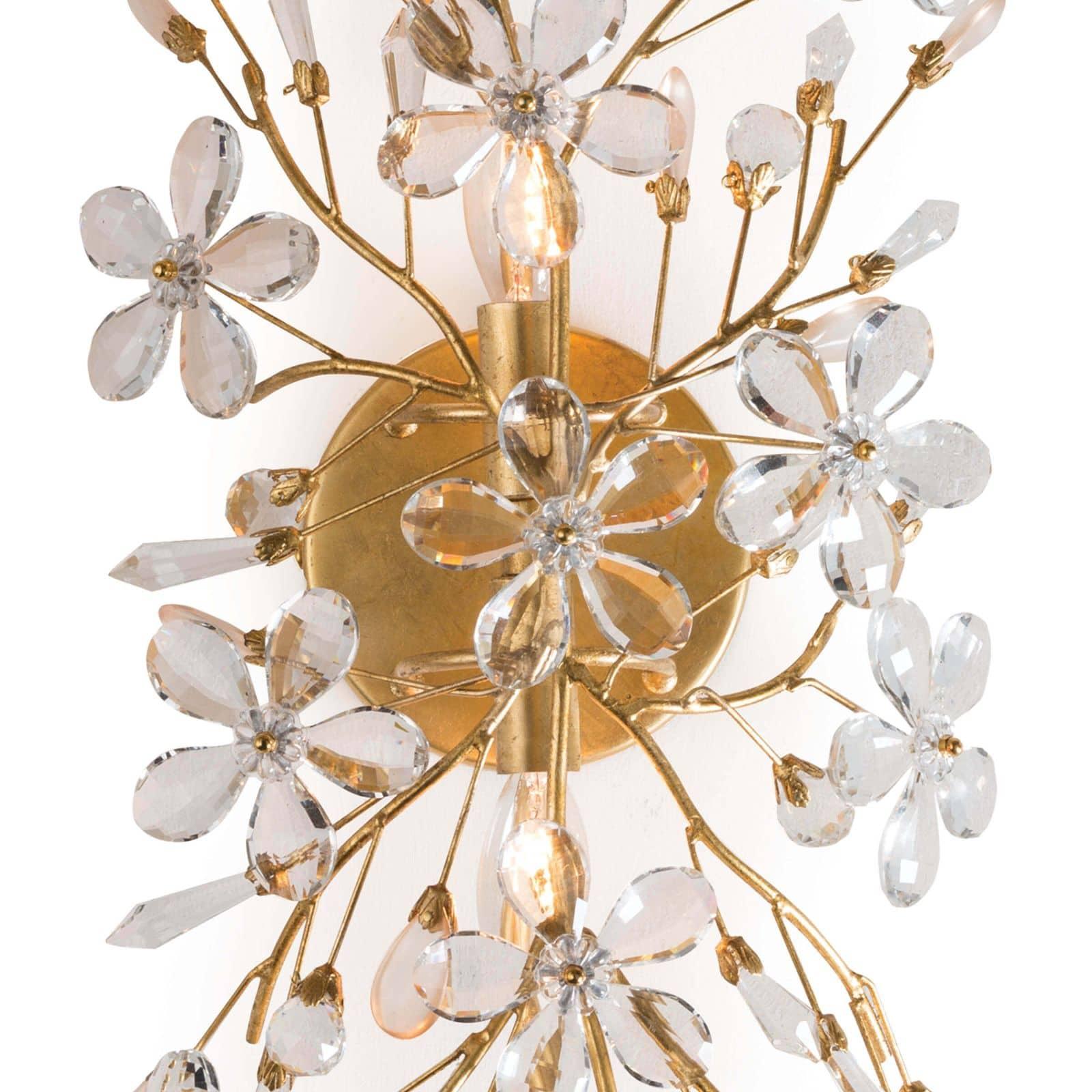 Cheshire | Gold Flower Sconce | Regina Andrew Detroit